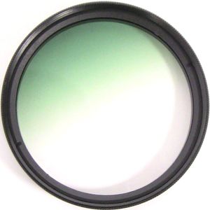 Filtro fotografia color gradual verde para objetivo de 52 mm