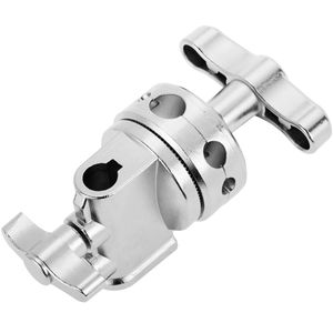 Rótula de estudio para fijación de estructura tubular y varillas