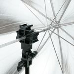 Rótula de estudio para sujeción de paraguas y zapata flash triple - EK02500 - 07