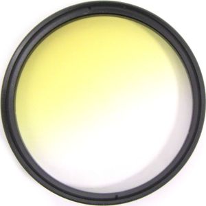 Filtro fotografia color gradual amarillo para objetivo de 67 mm