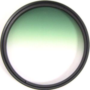 Filtro fotografia color gradual verde para objetivo de 67 mm