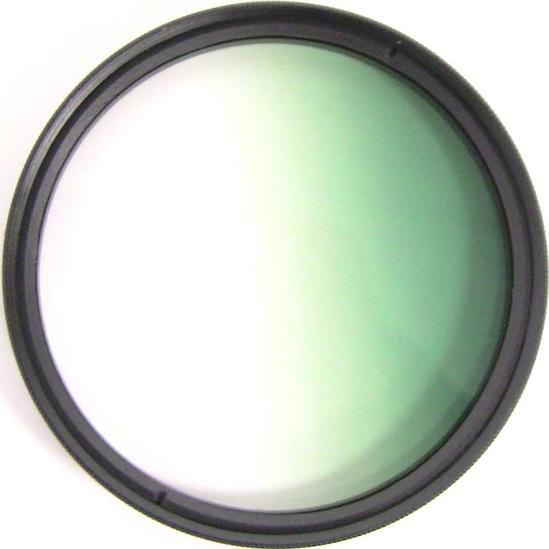 Filtro de fotografía color gradual verde para objetivo de 62 mm - EG06400 - 01