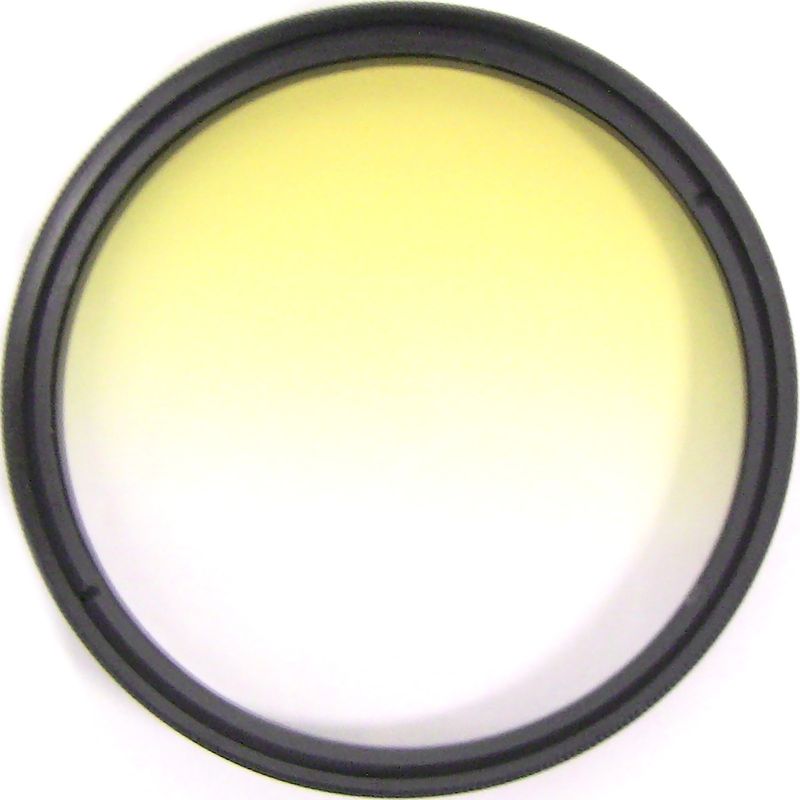 Filtro de fotografía color gradual amarillo para objetivo de 62 mm - EG07400 - 01